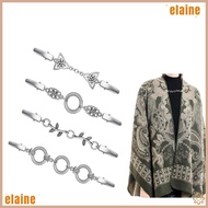 ELAINE Collar Clip, Geometric Anti Slip Cardigan Clip, Unisex Alloy Buckle Shawl Clip Women