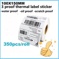 Folding THERMAL LABEL STICKER Paper 100x150 BARCODE A6 76x130 BARCODE A7