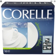 Corelle WINTER FROST WHITE 16pc Dinnerware Set (6022003)