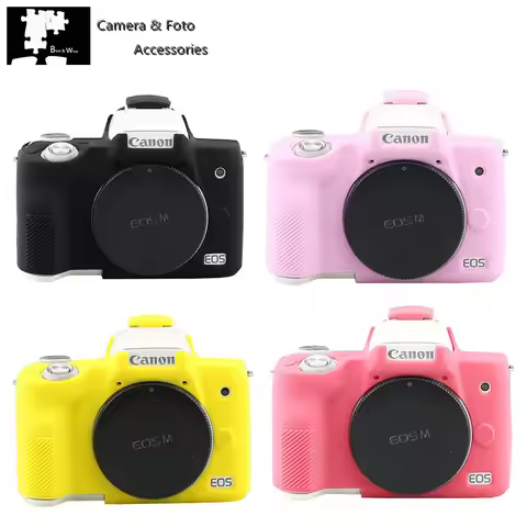 M50II Soft Silicone Armor Protective Skin Case Body Cover Camera Bag For Canon EOS M50 Mark II