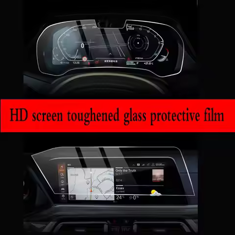 For BMW X5 X6 X7 G05 G06 G07 2019 2020 Tempered Glass Car GPS Navigation Screen Protector Film car a