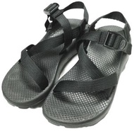 二手 Chaco Z1 UNAWEEP 綁帶涼鞋，J100014，英國碼 5 (24cm)，黑色，運動戶外鞋。