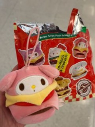 Sanrio 漢堡包系列毛絨捏捏樂 Melody款