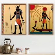 Ancient vintage Egypt Canvas Painting Scarab Egypt God Posters And Prints wall art Pictures For Livi