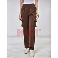 1988 KGT CARGO Bamboo Slack Ladies Cargo Pants 4 POCKETS STRAIGHT CUT PALAZZO 230GSM 竹炭女生宽松裤