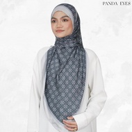 PANDAEYES MOSSELE- SHAWL FLORAL SATIN COLLECTION TUDUNG 180cm x 70cm