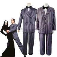 Movie Wednesday Gomez Addams Cosplay Costumes Anime Role Play Family Proms Uniform Outfits Halloween