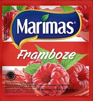 Marimas dengan rasa  framboze segarr 1 renceng/10sacet
