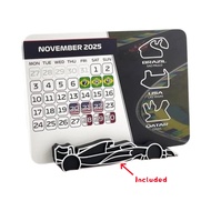 2025 F1 lịch công thức 1 Lịch Để Bàn đua có/không có giá đỡ xe F1