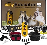 Bundle of 2 Items - E-Collar - EZ-902-1/2 Mile Remote Wireless Rechargeable Waterproof Two Dog Train