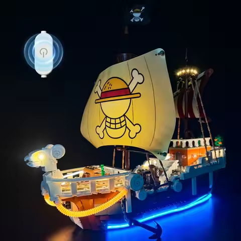 LYBMTWF LED Lighting Kit Compatible with Lego 75639 Pirate Ship Model (NOT Include The Model Bricks)