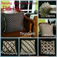 Sarung Bantal Kursi Sofa Set Batik Klasik