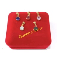 DESI 925 Silver Gold Plated Pendant