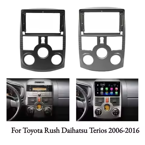 9 Inch 2DIN Car Radio Dash Kit for Toyota Rush Daihatsu Terios 2006-2016 with AC Panel