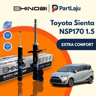 E-Shinobi Toyota Sienta NSP170/172 NHP170 1.5 2016-2020 Front & Rear Gas Absorber Depan & Belakang