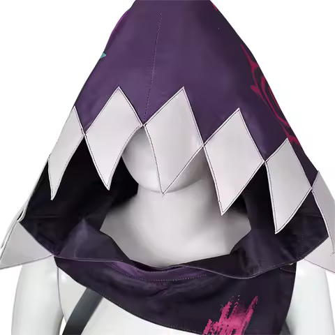 Game Legends Jinx Cloak Cosplay Costume Cosplay Hooded Cape Costumes Jacket Hat Disguise Accessories