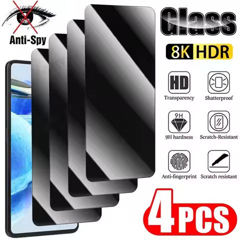 Anti Spy Tempered Glass For Realme 12 11 11X 10 9i 9 7 8 Pro 8i C67 C55 C51 C53 C35 C30 C25Y C25S C2