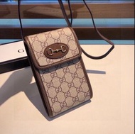 全新🌸 Gucci馬階扣通用手機包