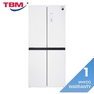 [Klang Valley Delivery Only] Sharp SJF489GW 4 Doors Fridge 480L Inverter Anti-Bacteria Deodorizer R6