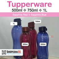 [SSG] Water Bottle ✧ 500ml 750ml 1L ✧ Flip Screw ✧ BPA Free ✧ Liquid Tight 100% Authentic Tupperware Eco Bottle Sapphire