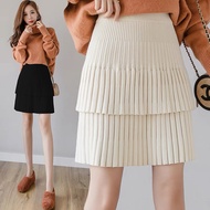 2-layer Wool Fishtail Skirt, Lace Blend, New Style for Women [CV006 - RUBY SHOP]