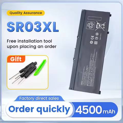 SOMI Battery SR03XL Battery for HP Omen 15-CE0XX 15-DC0XX Series 15-CE015DX 15-DC0003LA 15-DC0051NR 