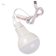 Shas USB Light Bulb Portable LED Camp Light Emergency Bulb Hanging Tent Lamp