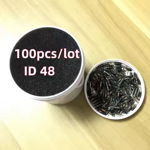 100pcs ID48 Aftermarket ID48 Transponder Chip ID 48 Car Key Glass Chip Blank OEM Auto Transponder Ch