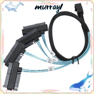 MURRAY SFF 8643 to 4 SAS 29P Cable, 12Gbps High Speed Mini SAS HDD Cable, durable 50cm/1.6ft SFF 864