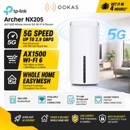 TP-Link 5G SIM Modem Router Easymesh WiFi 6 | NX205 NX200 & MERCUSYS 2.5G AX3000 MB520-5G Wireless B