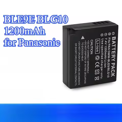 1200mAh Replacement Battery for Panasonic BLE9E BLG10 Compatible with Lumix GX7 GX85 GX9 GF3 GF5 GF6