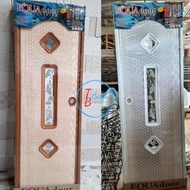 PINTU KAMAR MANDI PVC EQUADOOR MOTIF (MASPION PVC) FITRIANDINI438