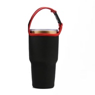ถุงใส่แก้วเยติ กระเป๋าใส่แก้วเยติ สีดำขอบแดง 30 oz. 900 ml.