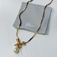 DIOR vintage水滴珍珠項鍊