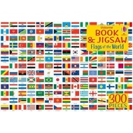 [100% Original Books] - Usborne Book and Jigsaw Flags of the World by Sam Smith (UK edition, paperba
