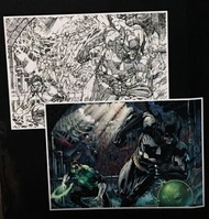(全新) DC Comics 蝙蝠俠 超人 綠燈俠 海報 Batman Superman Poster