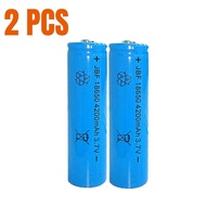 PRODIY 3.7V Rechargeable LI-ION Battery 18650 4200mAH Blue ( Flat / Button )