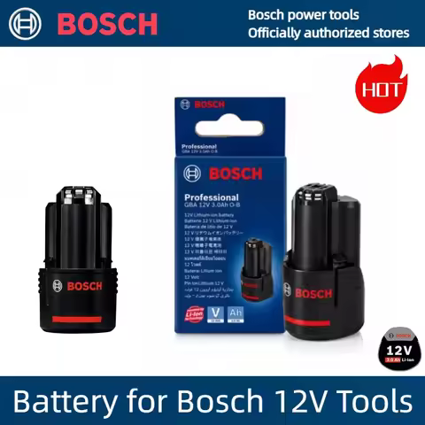 Bosch 12V 3.0Ah Li Ion BAT411 Battery Compatible with BAT412 BAT413 BAT414 10.8VBattery Type Electri
