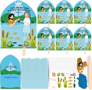 24 Pcs Baptism of Jesus Crafts for Kids and Fun Home Activities 8 x 6 Inches John 1:34 Religious DIY