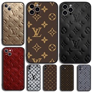Fashion luxury simple LV for iPhone 11 12 13 Pro Max Mini TPU soft silicone phone case