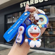 Doraemon Keychain Bag Keychain Bag Hanging Keychain Chain Doraemon Lantai Kangqi Kick sekolah Tergan