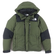 成色極佳的 THE NORTH FACE Baltro 輕便羽絨外套 WINDSTOPPER ND991510，帶帽，刺繡logo，雙拉鍊，卡其色/黑色，S碼，正品，男款