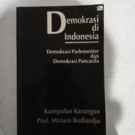 Buku Demokrasi di Indonesia Prof Miriam Budiardjo