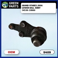 LOWER BALL JOINT FOR GRAND STAREX MODEL 2008  (BKH-33)(OEM)/54530-3J000/4D000