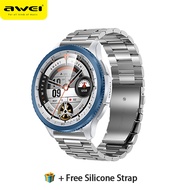 สมาร์ทวอทช์ชาย Awei หน้าจอ AMOLED น้ำกัน 3ATM ตรวจสุขภาพ โหมดกีฬา รองรับ Chat GPT สำสำหรับการวิ่งกลา