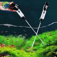 AQUAGEM Fish Tank Feces Suction Tool, Plastic with Extension Tube Fish Feces Suction Pipe, Universal