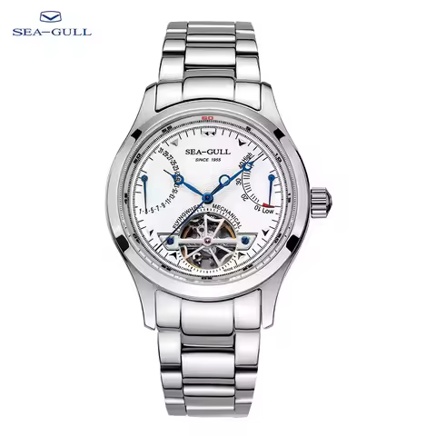 Seagull Flywheel Series Men's Watch Xidong Mechanical Watch 316L Precision Steel Band 39mm Business 