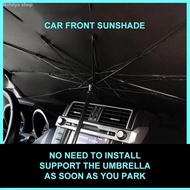❖[Malaysia In stock] 【3 SIZE】Universal Car Windshield Sunshade Umbrella Car UV protection car Sunscr
