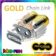 REGINA GOLD HEAVY DUTY CHAIN CONNECTING LINK / PIN RANTAI (428, 415, 520)