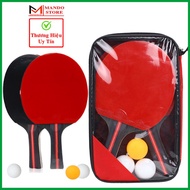 Set of 2 Table Tennis Rackets – 3 Table Tennis Balls – Set of 2 5-Star Table Tennis Rackets Get 3 Pr